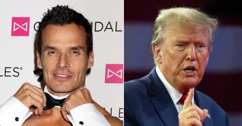 Composite photo of Antonio Sabato Jr. and Donald Trump.