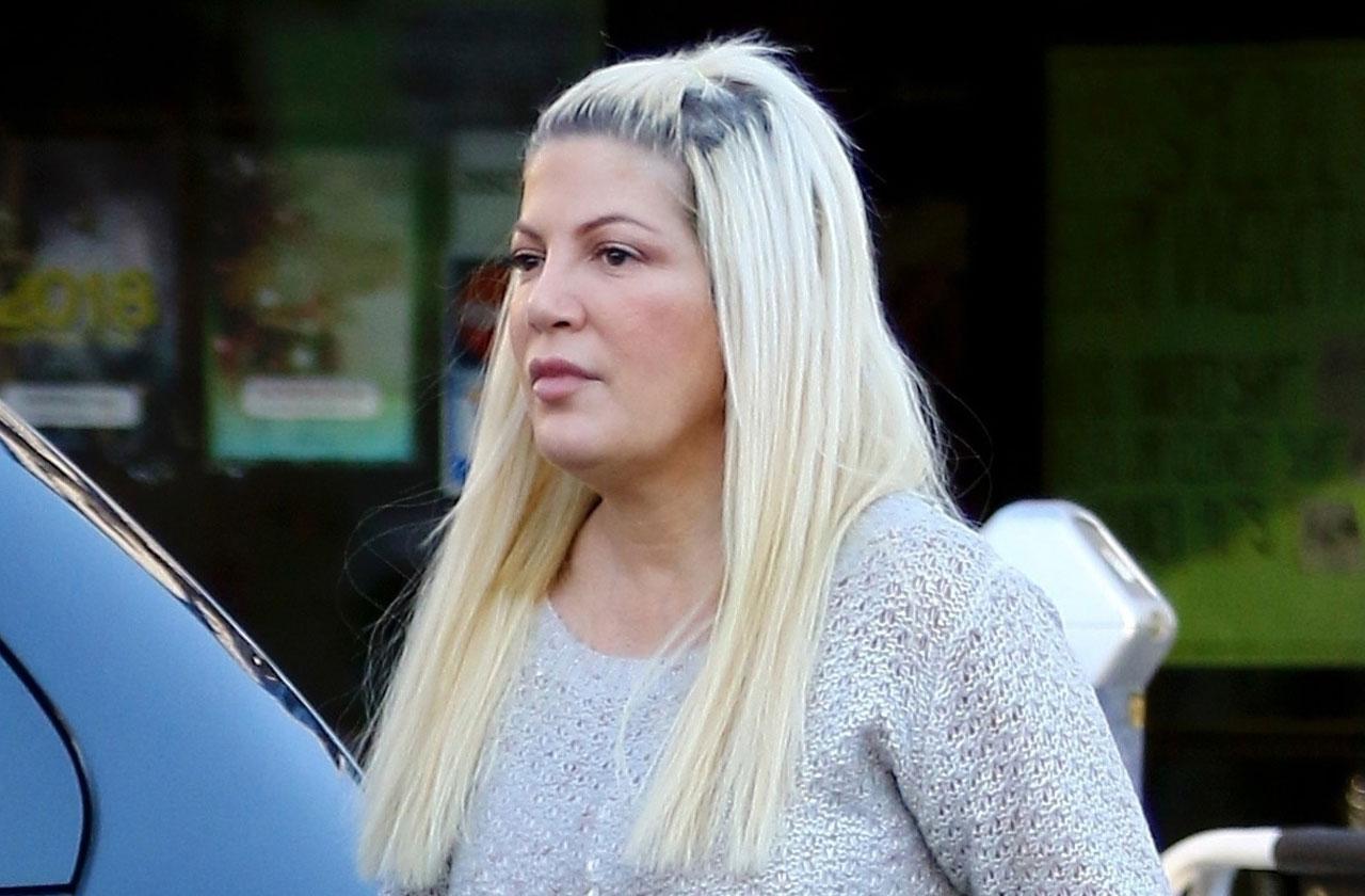 tori spelling court hearing debt postponed nervous breakdown 911 call