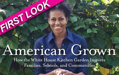 //michelle obama cover book garden white house