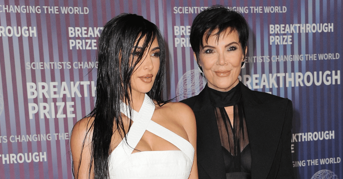 Photo of Kris Jenner and Kim Kardashian.