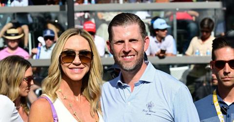 A photo of Eric and Lara Trump