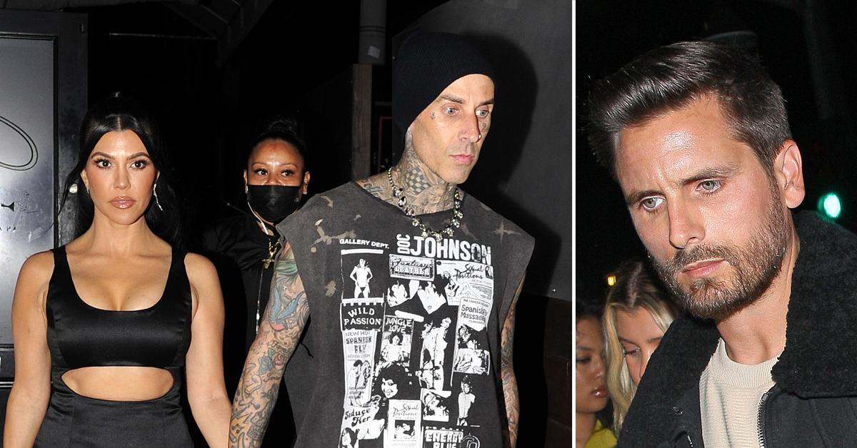 Kourtney Kardashian & Travis Barker Make Out In Venice Streets Hours