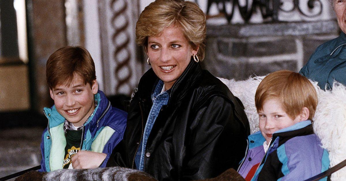 Photo of Prince Harry and William and Princess Diana