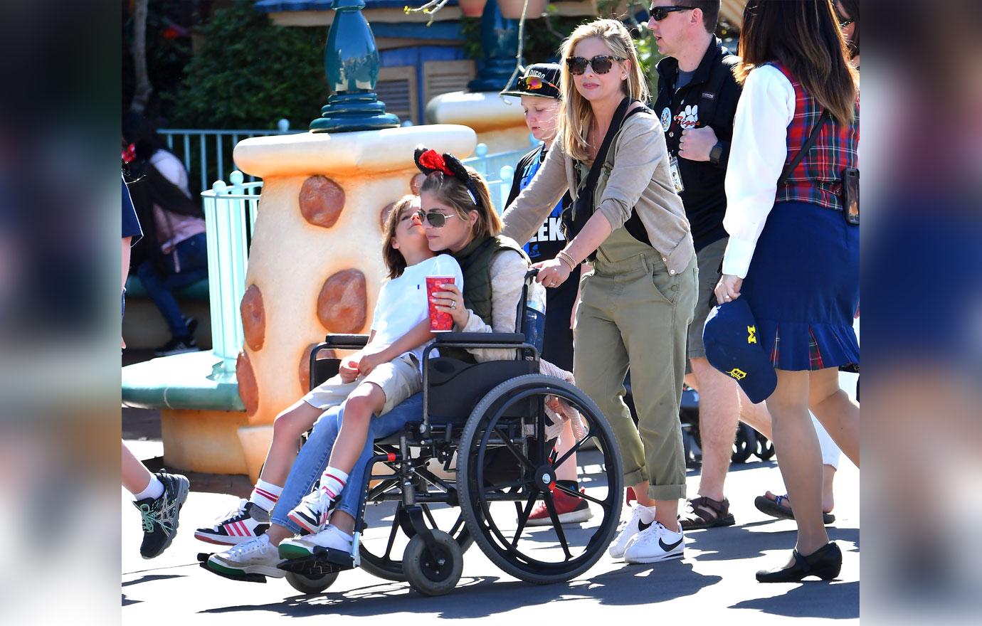 MS Stricken Selma Blair Has Disneyland Fun with Friends and Family