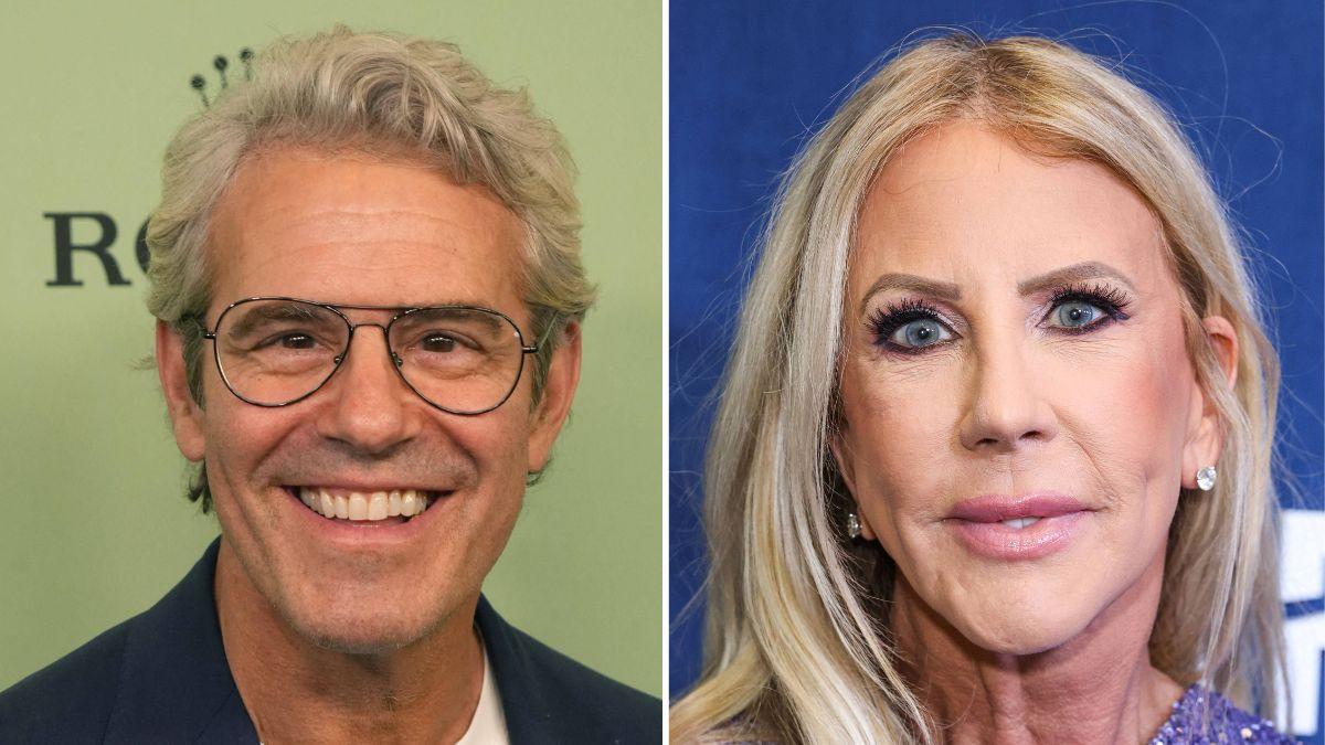 Andy Cohen is accused by insiders of inserting himself into 'The Real Housewives Ultimate Girls Trip: Roaring 20th' despite the Vicki Gunvalson-led cast celebration.