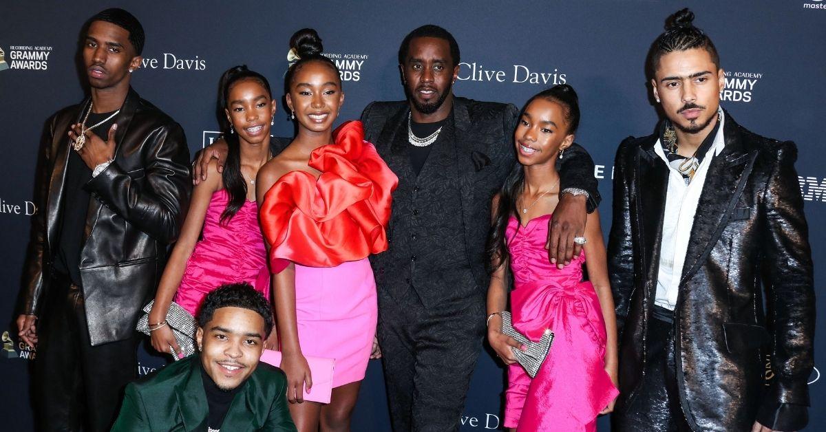 photo of diddy and kids