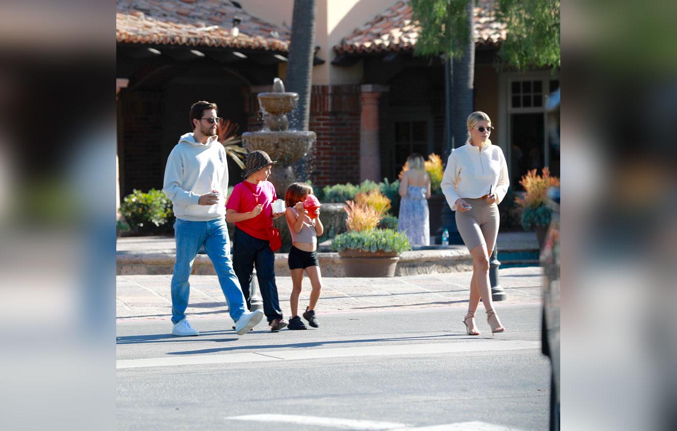 Scott Disick Sofia Richie Get Ice Cream After His Kourtney Trip