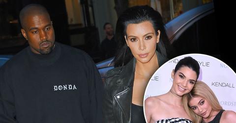 //kim kardashian kanye west fight kendall jenner kylie jenner