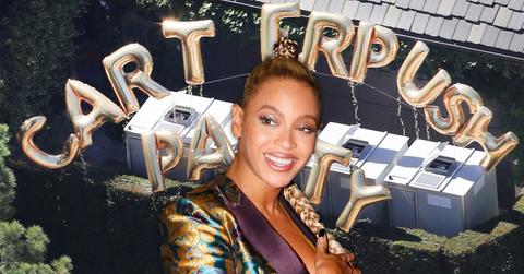 Beyonce Pregnant Twins Baby Shower Pics