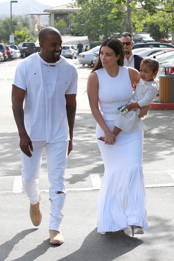 Kardashian Family Attends Church For Easter Sunday