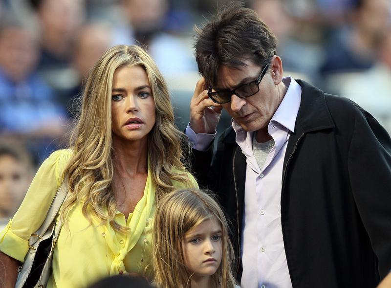 //denise richards charlie sheen fight