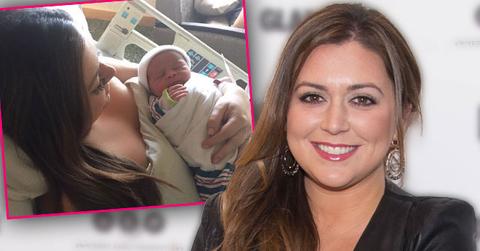 //lauren manzo gives birth daughter markie rhonj pp