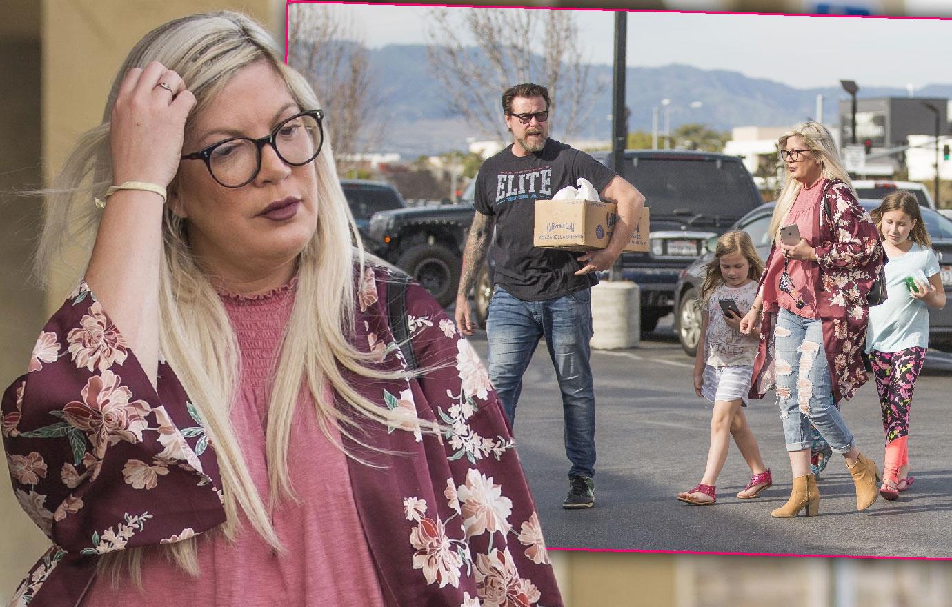 Tori Spelling Looks Exhausted During Shopping Trip