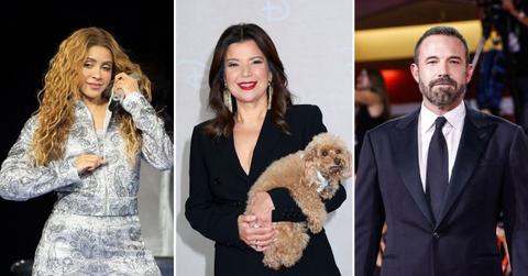 Split image of Shakira, Ana Navarro, and Ben Affleck