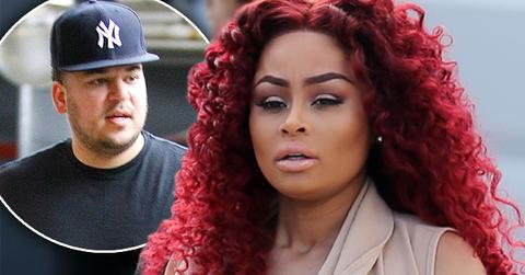 //Rob Kardashian Blac Chyna Baby Feud Fighting Daughter Baby Child