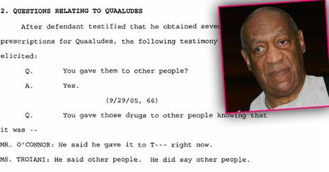 Bill Cosby Deposition Rape Druge Quaaludes Sex Documents