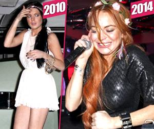 //lindsay lohan partying cannes film festival michael jr tall