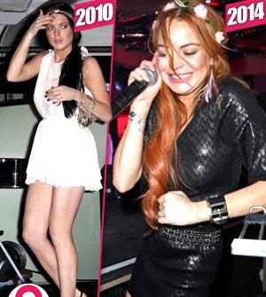 //lindsay lohan partying cannes film festival   michael jr tall