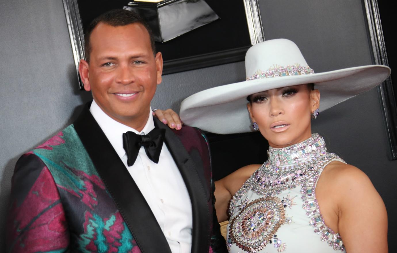 Alex Rodriguez and Jennifer Lopez attend the 61st Annual GRAMMY Awards at Staples Center on February 10, 2019 in Los Angeles, California.