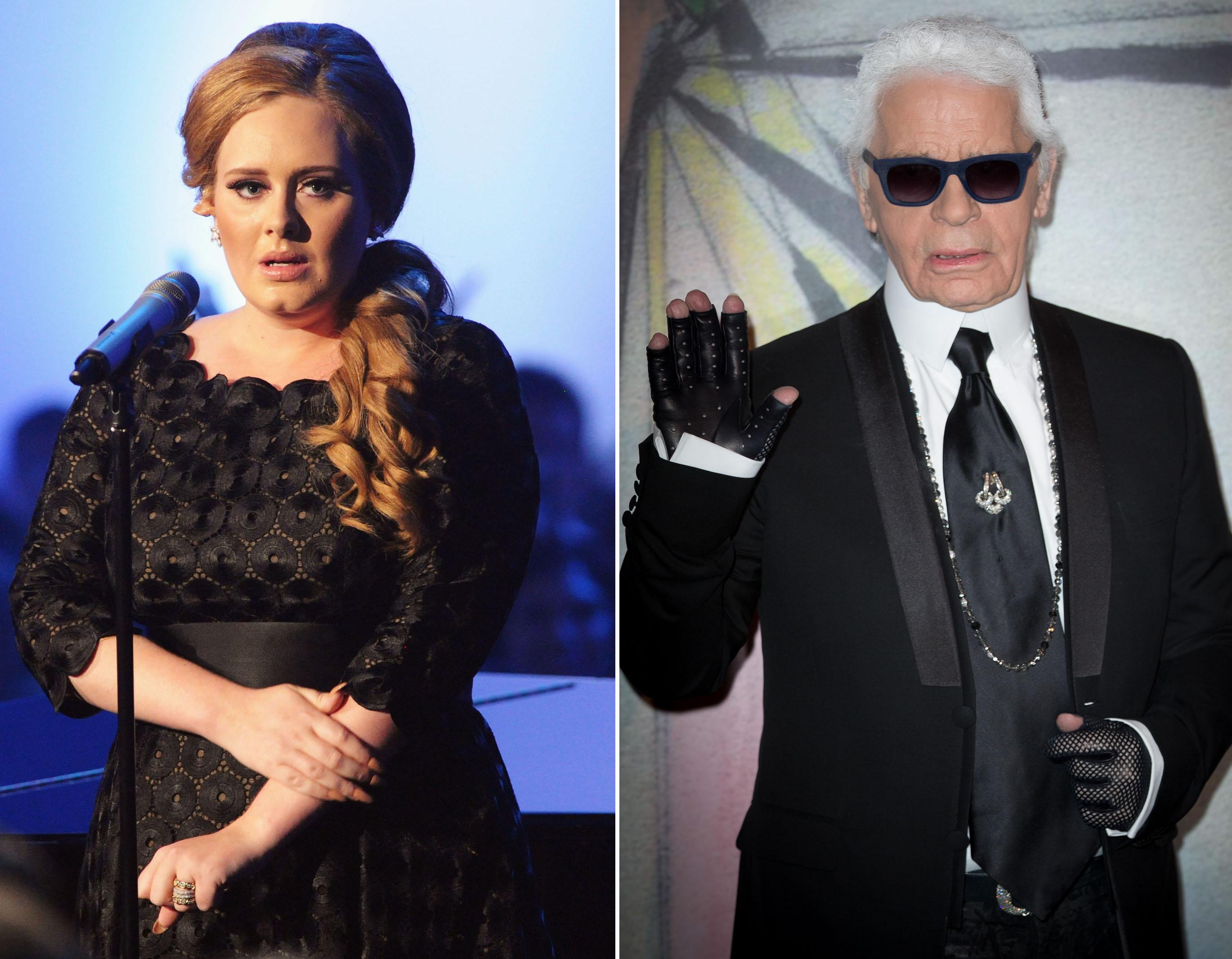 Adele Karl Lagerfeld Fashion Nightmares Biggest Scandals And Secrets From On And Off The Catwalk