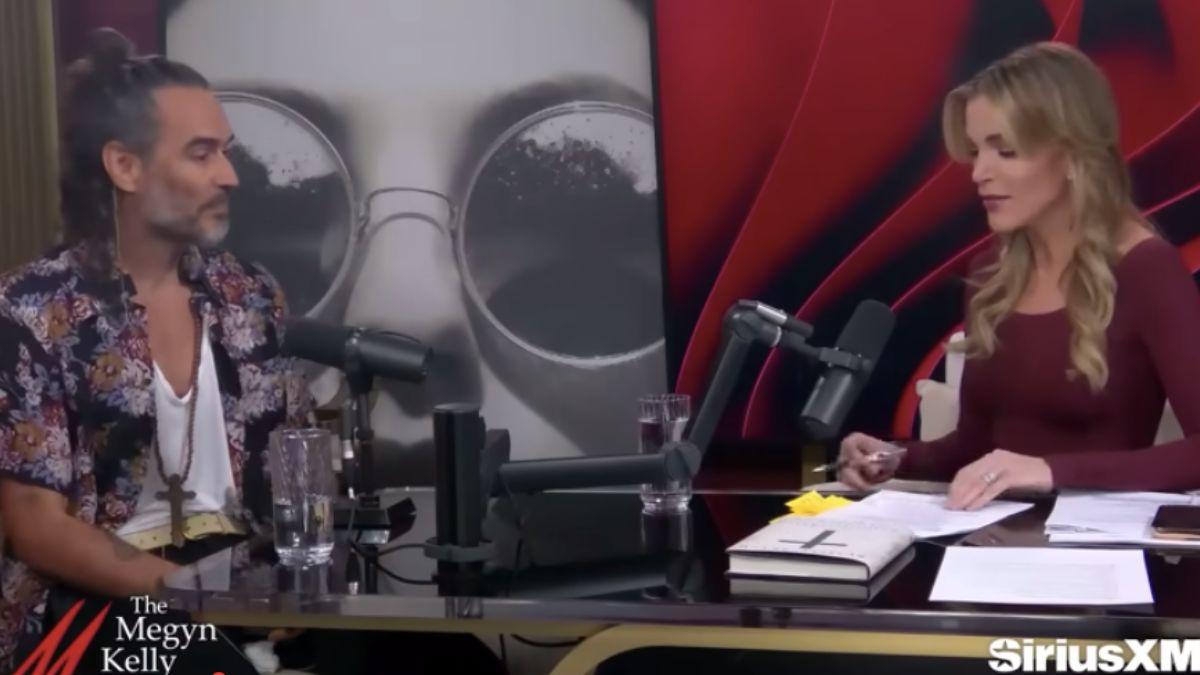 picture of russell brand and megyn kelly