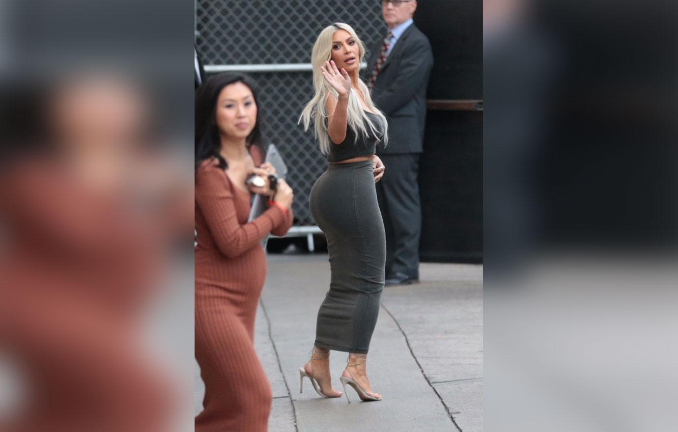 Kim Kardashian Scott Disick Jimmy Kimmel