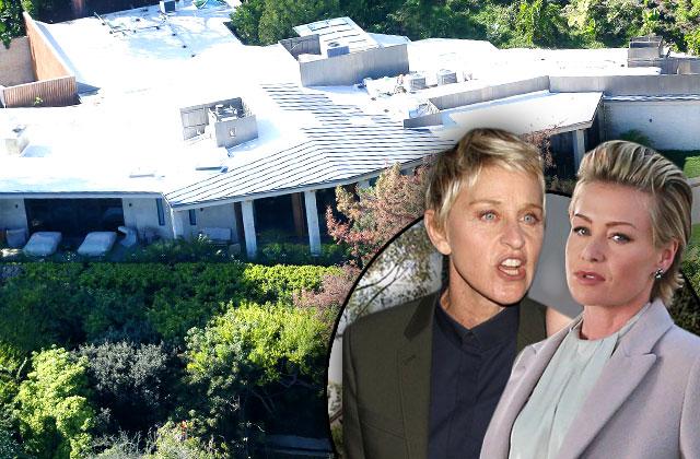 Portia De Rossi Moves Out On Ellen DeGeneres Secret Beverly Hills Mansion