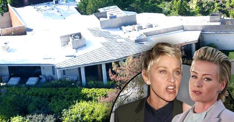 Portia De Rossi Moves Out On Ellen DeGeneres Secret Beverly Hills Mansion