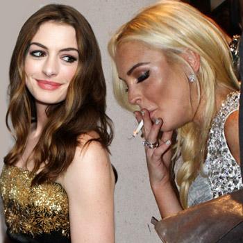 //anne hathaway bad girl lindsay lohan