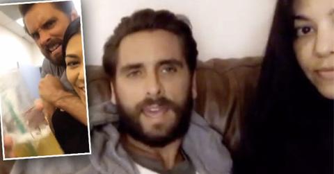 //kourtney kardashian scott disick back together snapchat pp