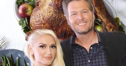 Gwen Stefani Blake Shelton Thanksgiving