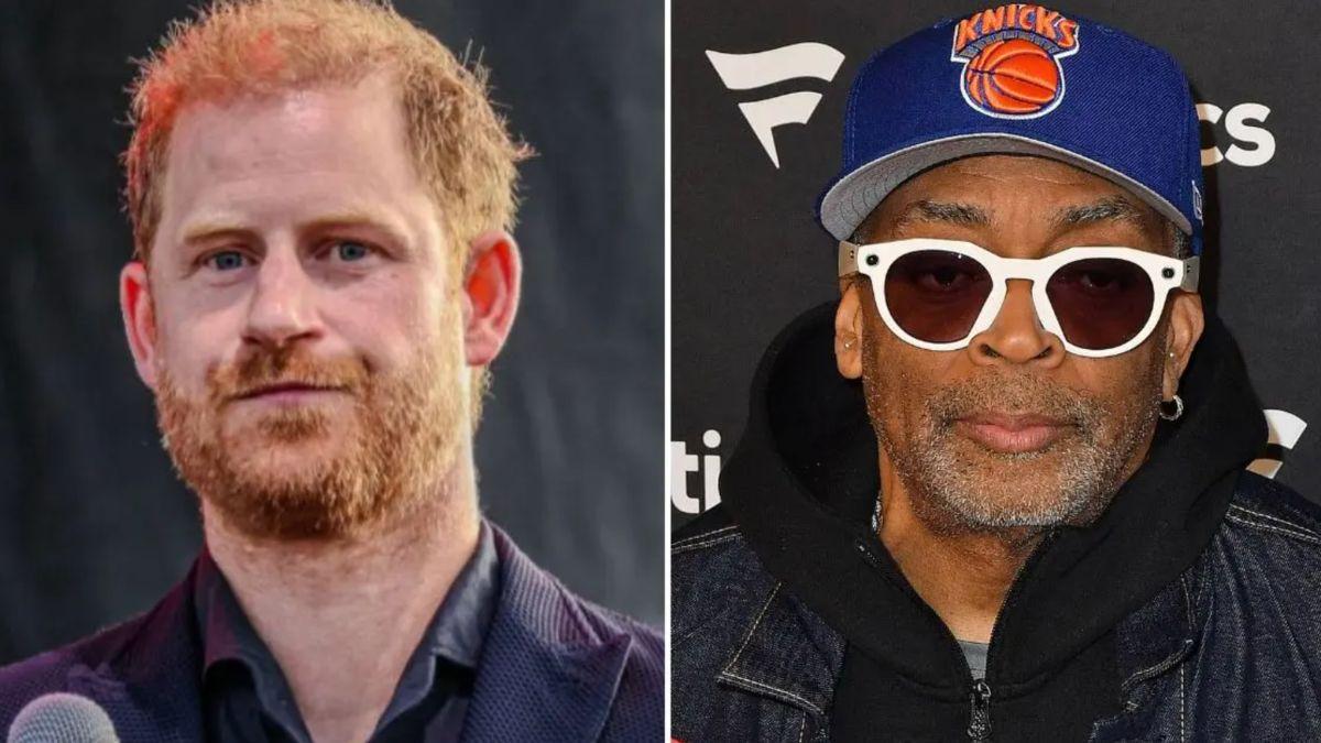 Photo of Prince Harry and Spike Lee