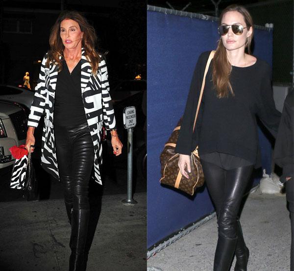 Caitlyn Jenner Angelina Jolie Style Copycat