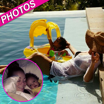 //mariah carey pool instagram