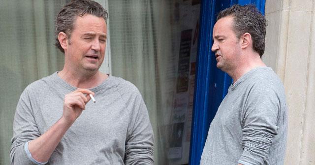 //matthew perry disheveled friends reunion feud