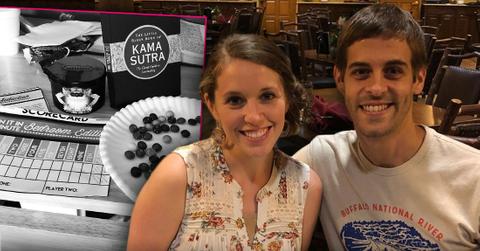 Jill and Derick Dillard Seated In Restaurant Inset Kama Sutra Sex Games