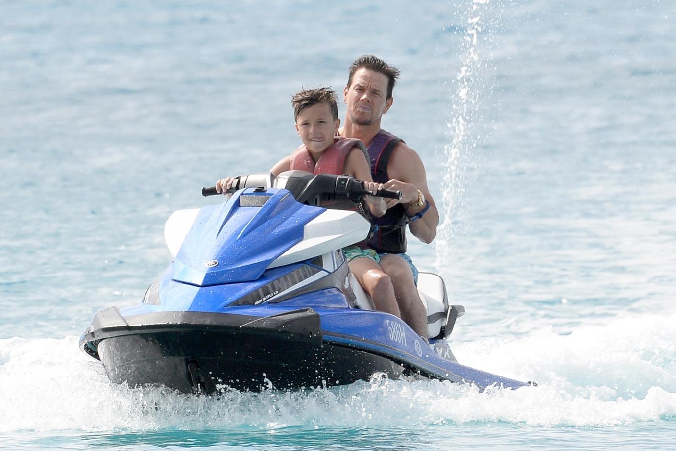 Mark Wahlberg Shows Off Buff Body In Barbados