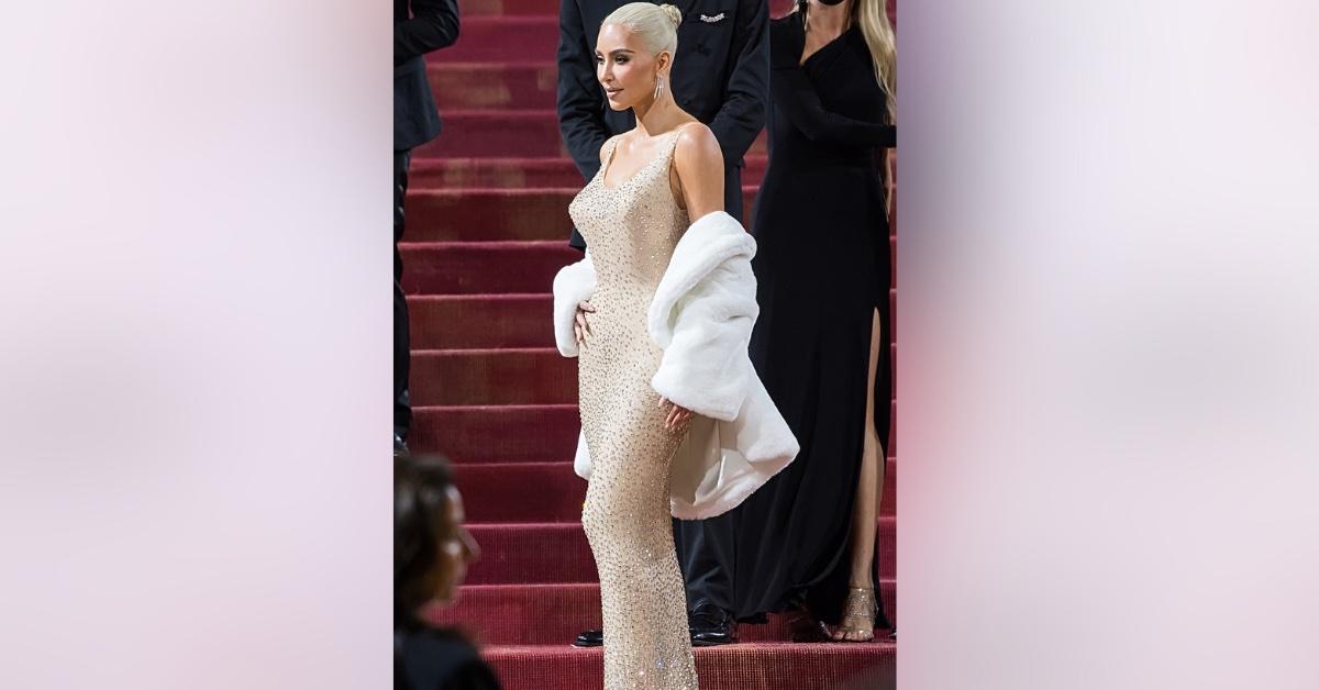 kim kardashian slammed over shrinking waist at met gala