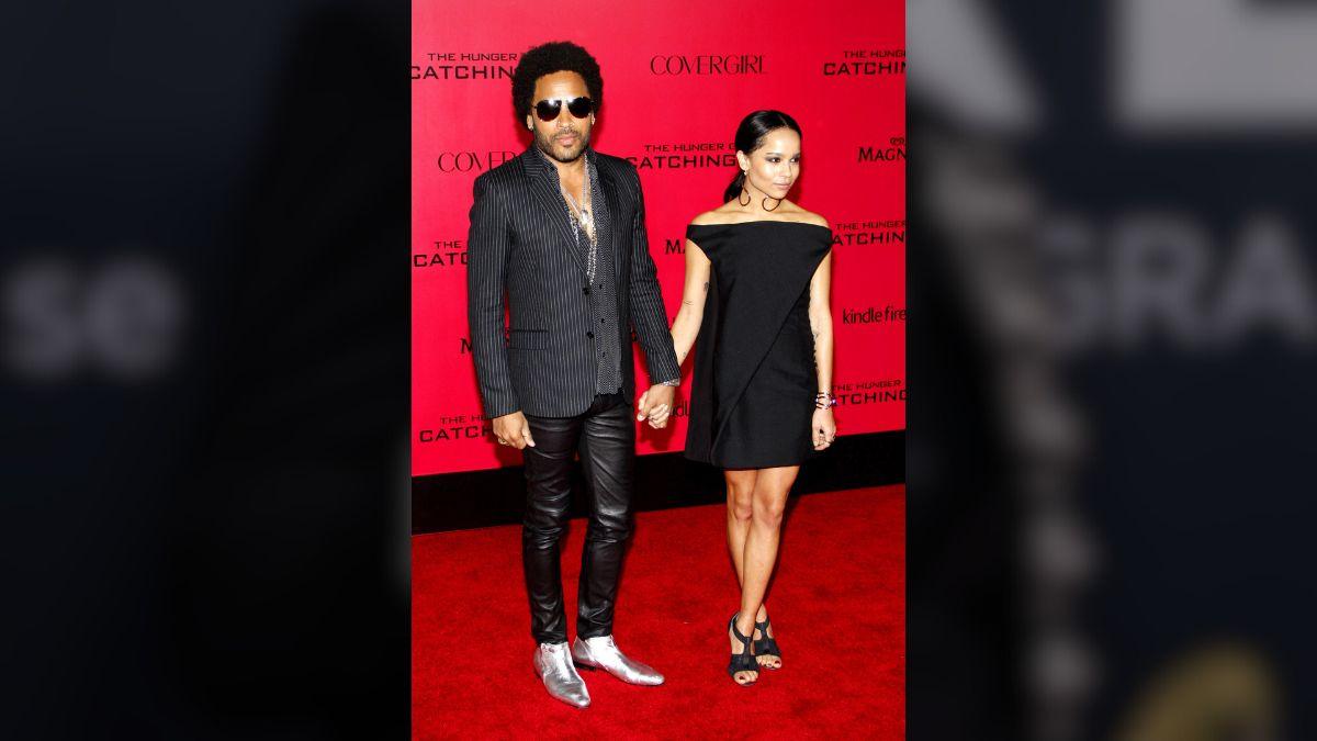 picture of Lenny Kravitz and Zoë Kravitz