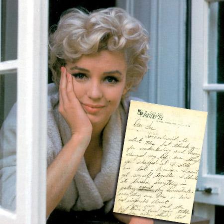 //marilyn monroe letters