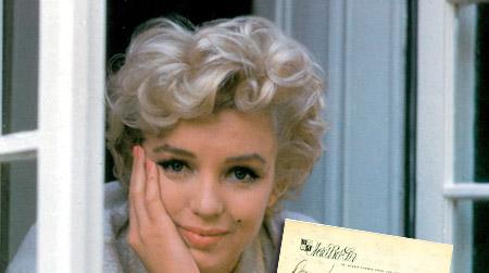 //marilyn monroe letters
