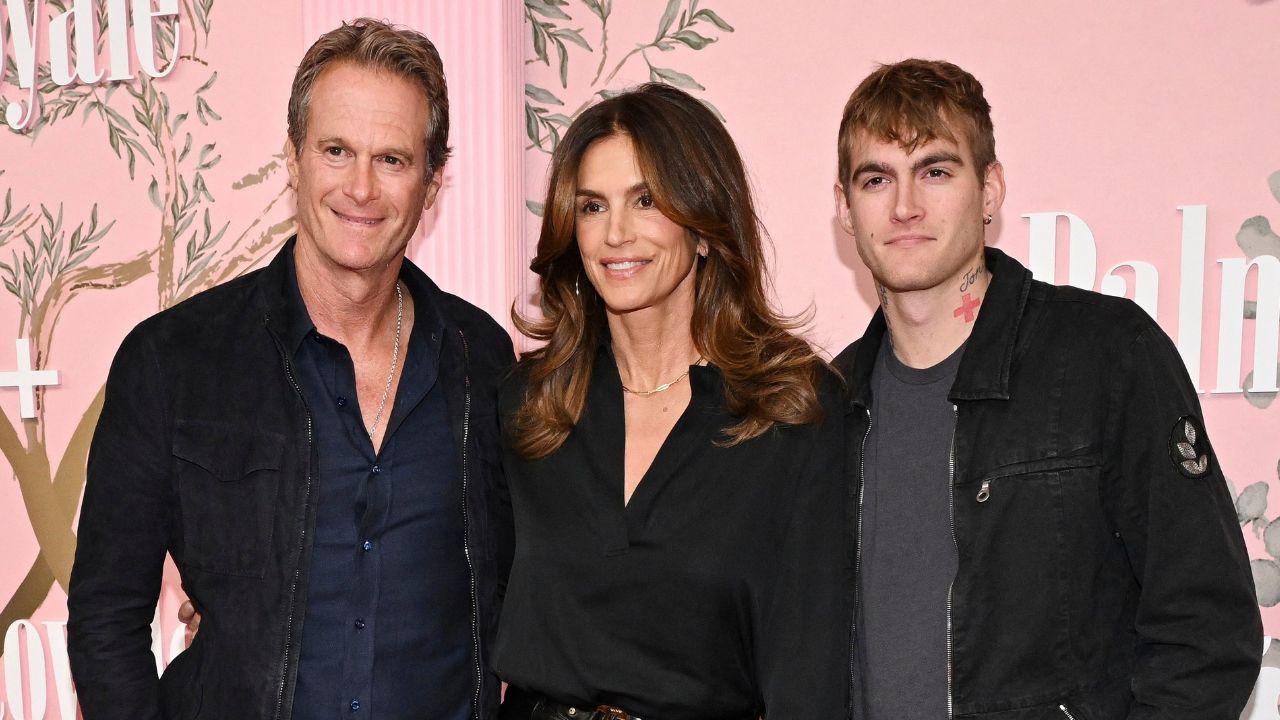 picture of Rande Gerber, Cindy Crawford and Presley Gerber