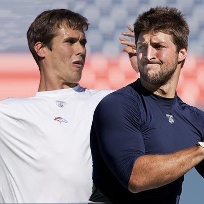 Tim Tebow and Brady Quinn are sniping at each other