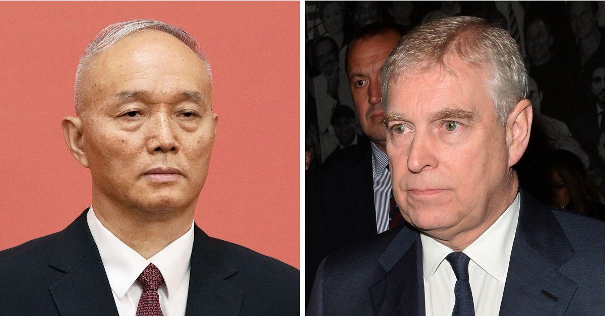 Photo of Prince Andrew and Cai Qi