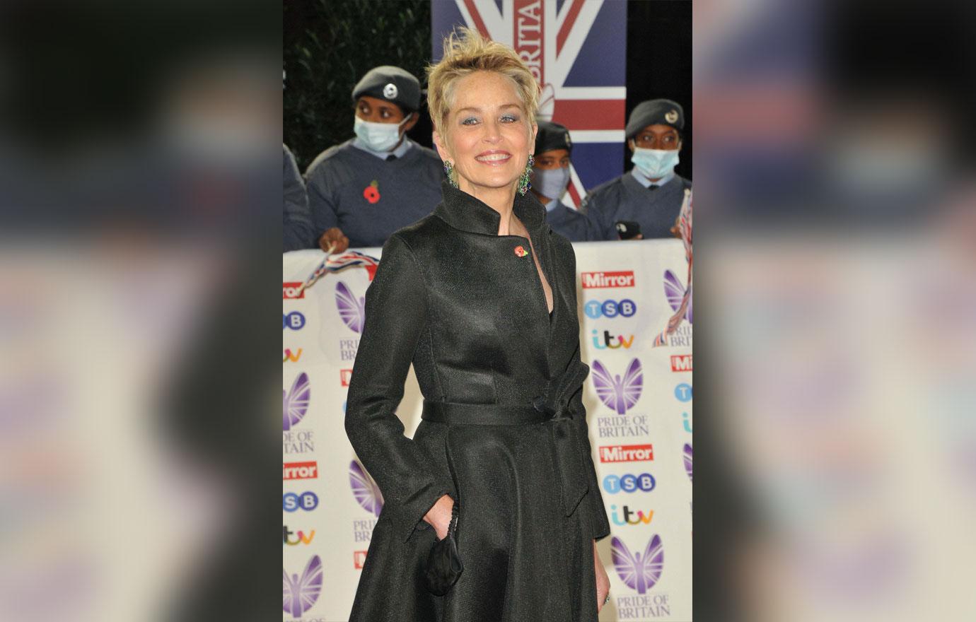 sharon stone mom stroke prayers godson dead