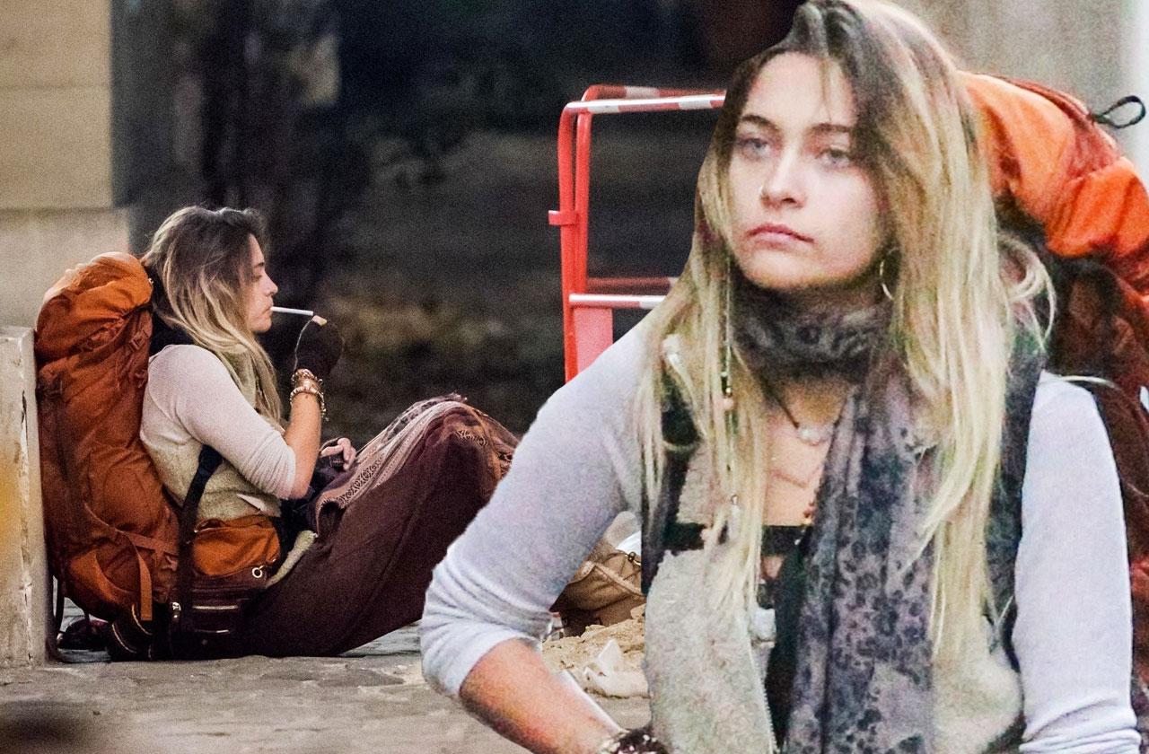 //Paris Jackson Family Worried Backpacking France pp