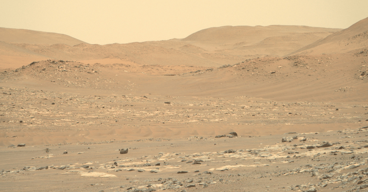 Photo of Mars landscape taken by Perseverance