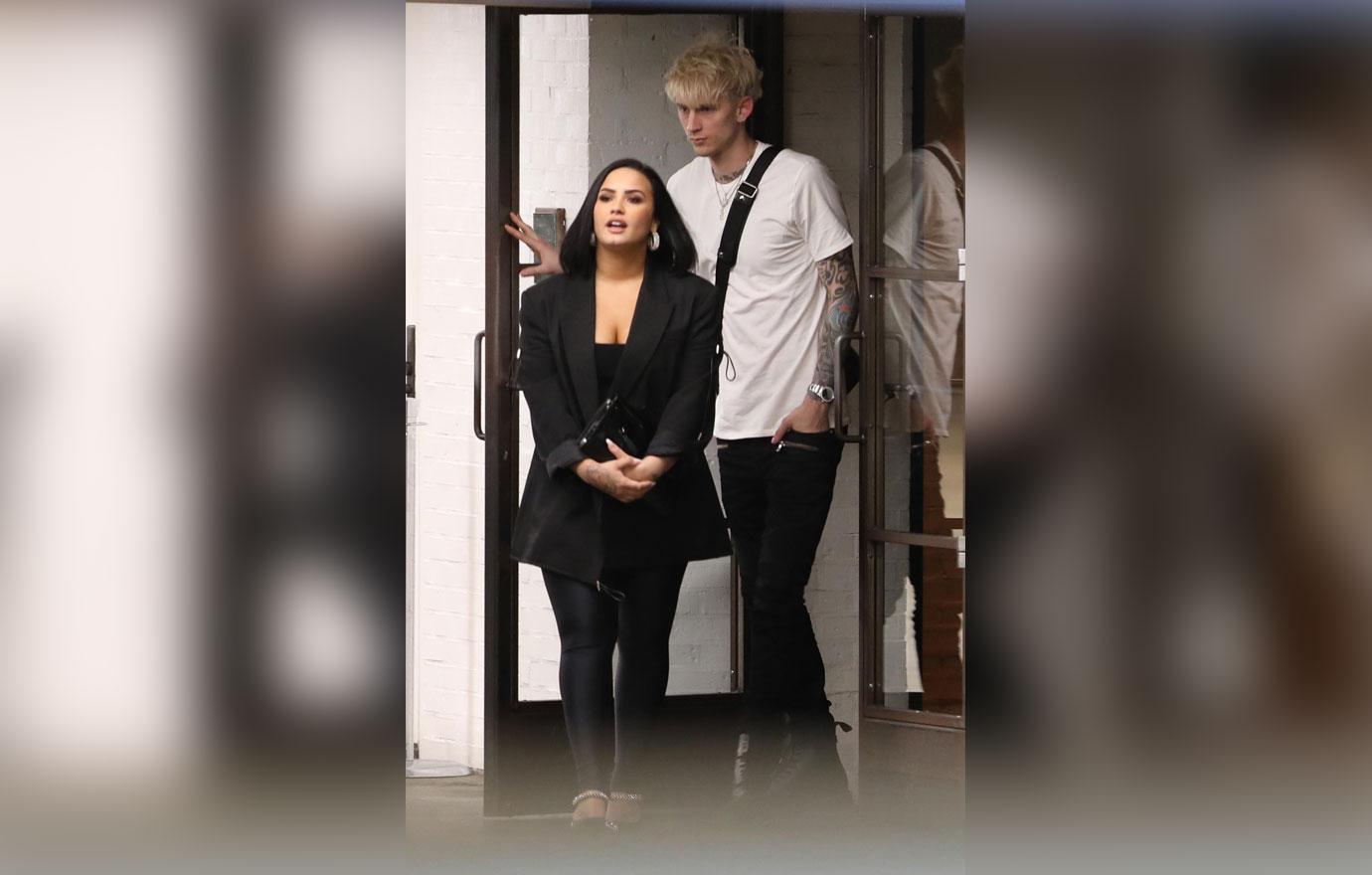 Demi Lovato Spotted In L.A. With Rapper Machine Gun Kelly