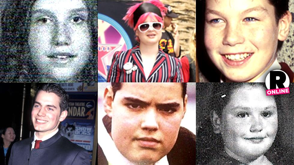 famous people as kids and now