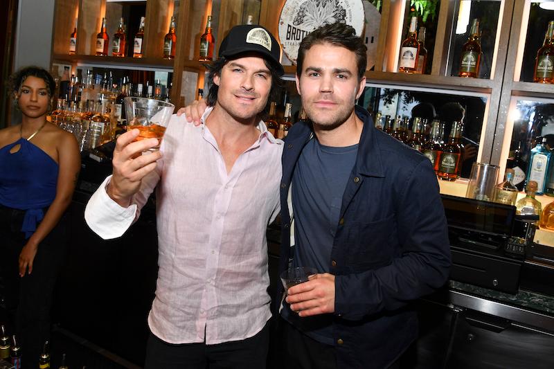 ian somerhalder and paul wesley at the highlight room in nyccourtesy of stephen lovekin for tennis channel